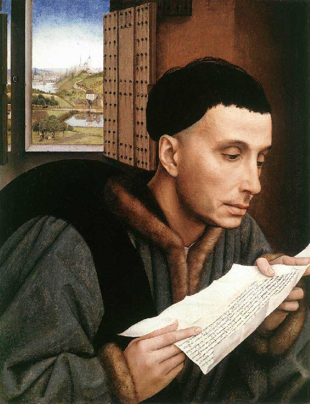 Rogier van der Weyden A Man Reading oil painting picture